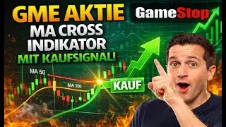 GME AKTIE UPDATE ✅ MA CROSS INDIKATOR MIT KAUFSIGNAL✅ GAMESTOP CHARTANALYSE ✅ #gme #gamestop