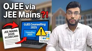 🎯 OJEE Counselling 2025 via JEE Mains 🤯 | Step-by-Step Guide 🔥 Seats, Dates, Tips & Mistakes 🚫