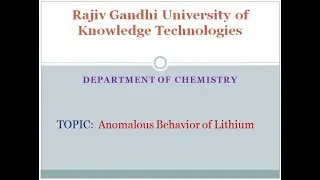 Anomalous behavior of Lithium
