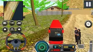 Uphill Offroad Bus Driving Simulator_Mountain Bus_Android Gameplay 56||Flash Driving king