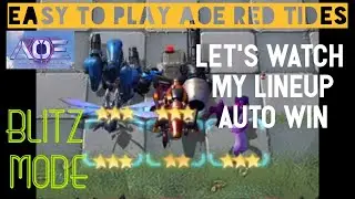 AOE RED TIDES LINEUP PART 1 BEST COMBO AUTO WIN BEST SYNERGY