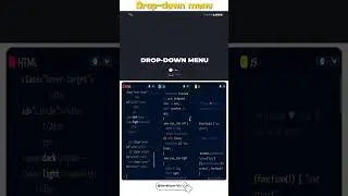 Drop down menu #html #css #Javascript