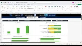 Strategic Planning in Excel | Action Plan Excel | Strategic Planning in Project Management 📊