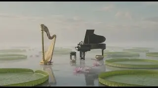 Jazz Harp and Piano Dreams Relaxing Peaceful Melodies