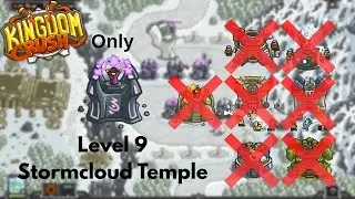 Kingdom Rush - Stormcloud Temple - Veteran - Only Arcane Wizard Tower