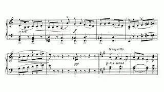 Alexander Goedicke: 20 Little Piano Pieces for Beginners, op. 6, no. 17 (with score)