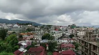 Aerial view of Shillong: The Most Vibrant City Of North East India.