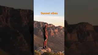 Lions head sunset hikes . South Africa , Cape Town ☀️🌅 .