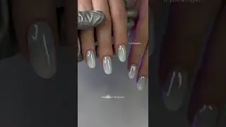 МАНИКЮР ЗОЛУШКИ🩵✨ #nails #дизайнногтей #ногти #маникюр