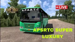 INDIAN BUS 🚌 APSRTC SUPER LUXURY BUS DRIVE | ETS 2 PC | LIVE