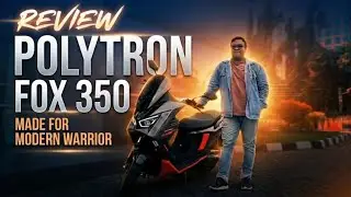 BUKAN MOTOR LISTRIK BIASA! Review Polytron Fox 350: Made For Modern Warrior!