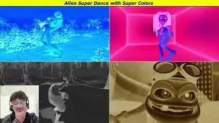 Patila Vs Me kameste vs Crazy Frog Vs Bad Santa 4 Super Burn Colors effects Challenge #48