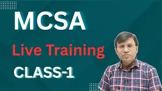 MCSA Class 1 | Active Directory Introduction & Installation | Free Live Training by ICNT Gyan