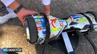 How to attach hoverkart straps to the Hoverkart Hoverboard | HCS Gadgets