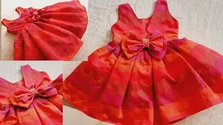 Designer Baby Frock #Party wear dress for kids #2 to 3yr baby frock cutting & stitching #Frill frock
