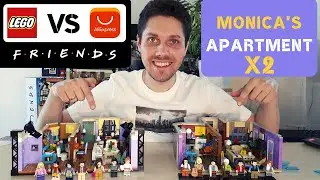 💜 LEGO FRIENDS APARTMENTS vs MONICA'S APARTMENT MOC (AliExpress) | Mieszkanie Moniki z klock&oacute;w x2 💜