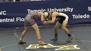 125lbs Justin Knipper South Carolina v  Christian Antoine Springfield Tech Wrestling