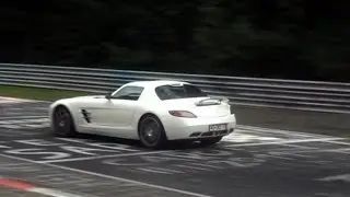 5x Mercedes-Benz SLS AMG on the N&uuml;rburgring Nordschleife!