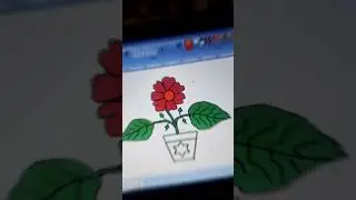 gamla wala phool Patti drawing#computer digital drawing