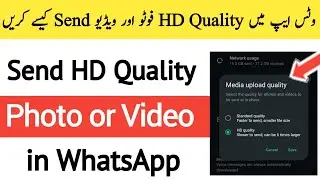 How to Send HD Quality Photo or Video in WhatsApp