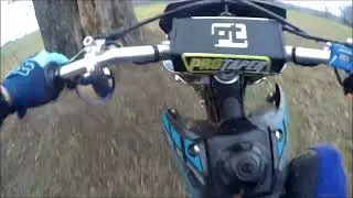 Grim dirtybike ride