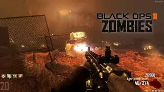 SO i got the SCAR H ON TOWN... (BLACK OPS 2 ZOMBIES MOD)