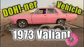 I bought the Simpson family car! Complete running donor for the 1973 Duster!