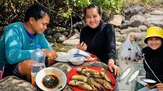 NET FISHING CATCH AND COOK SA TABING MANGROVES 