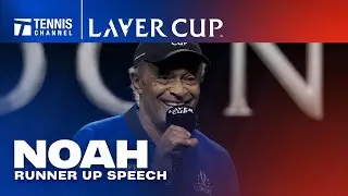 Team Europe Captain Yannick Noah Runner Up Speech | 2025 Laver Cup