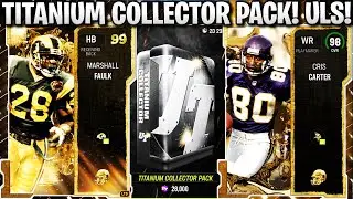 NEW TITANIUM COLLECTOR PACK! ULTIMATE LEGENDS 99 FAULK, CARTER, VINCENT, AND BENNETT! | MADDEN 23