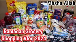 Ramadan Grocery Shopping Vlog 2024 | Ramadan Grocery Shopping Haul By Tasty Food With Maria