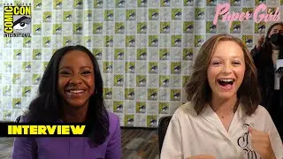 Paper Girls Interview | Camryn Jones & Sofia Rosinsky | SDCC 2022