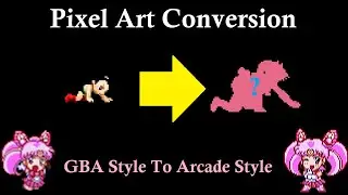 🎨 Astro Boy To Sailor Chibimoon Rising 1st Frame Pixel Art Conversion Sprite For Mugen