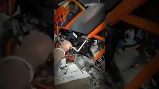 KTM DUKE200 | crash guard installation | #duke #duke200 #ktm #ktmlover #ktmduke @lovely_duker_