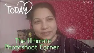 DIY Photoshoot Corner at Home ll Welcoming my Son ll Unique Photobooth ll Selfie Point #geniussoch
