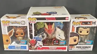 Unboxing: 3 2021 Fall Convention Limited Edition New York Virtual Comic Con Funko Pop Vinyl Figures