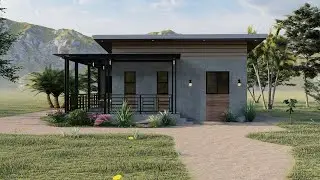 Small House Design | 9 x 12 meters | 2 Bedrooms