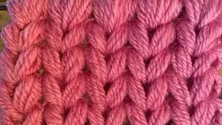 🧶ถักผ้าพันคอลายหัวใจ