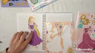 Rapunzel|Princess|ASMR|Stickers #asmr #princess #stickers #video