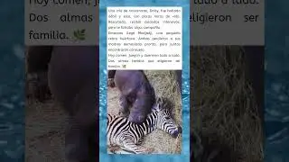 Daisy y Modjadji: Amistad que Sana 🦏🦓✨