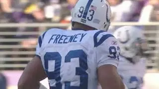 Dwight Freeney's 100th Career Sack || Colts at Ravens 2011