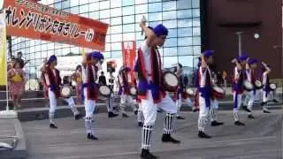 Okinawan Dancing at Kanmon Wharf in Shimonoseki, Japan #1