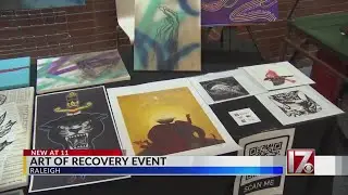 Raleigh non-profit sees increased need for recovery services, uses art as healing outlet