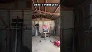 Back extensions for a bulletproof back 💪🏻 #exercise #fitness #gym #power #love