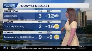 1/26 Bitterly cold week ahead in SE Wisconsin