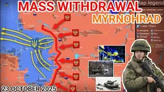 Ukrainian Forces Withdraw from Myrnohrad | Southern Front Offensive Intensifies [23 October 2025]