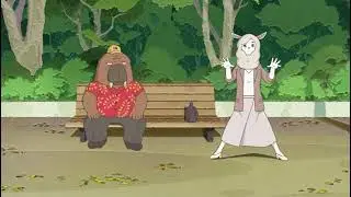 Shirakawa Won't Stop Doing Capoeira in Front of Odokawa [Odd Taxi]