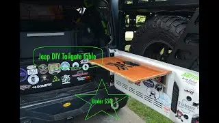 Jeep DIY Tailgate table for less than $50