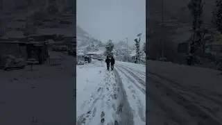 Khubsurat Nazare#snowfall #trending#mountains #travel #vlog #mountainview#travelling  #snow #2026