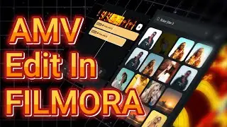 Make AMV Edits on Filmora Mobile | Easy Anime Music Video Editing Tutorial 2025